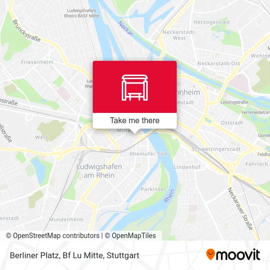 Карта Berliner Platz, Bf Lu Mitte
