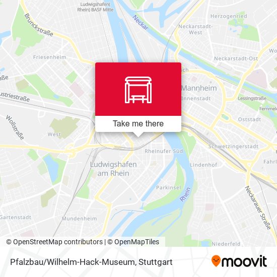Pfalzbau/Wilhelm-Hack-Museum map