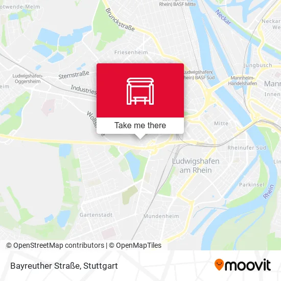 Карта Bayreuther Straße