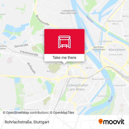 Карта Rohrlachstraße