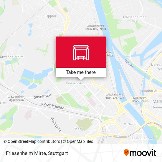 Карта Friesenheim Mitte