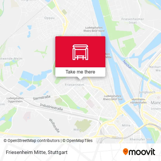 Карта Friesenheim Mitte