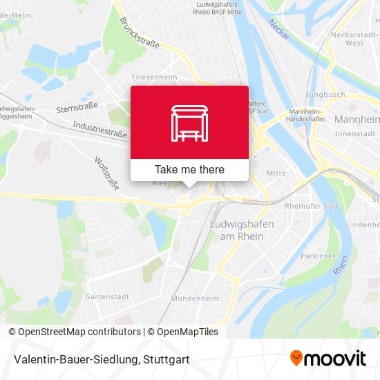 Valentin-Bauer-Siedlung map