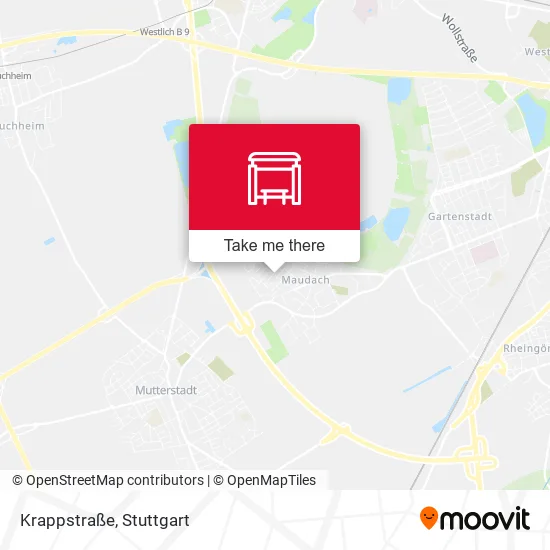 Карта Krappstraße