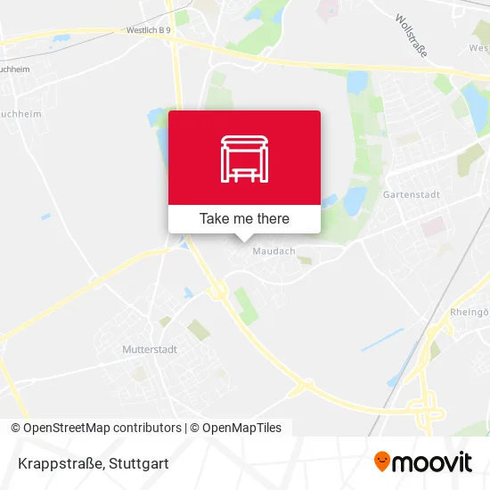 Карта Krappstraße