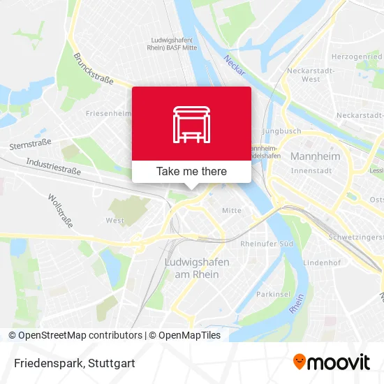 Карта Friedenspark