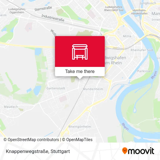 Карта Knappenwegstraße