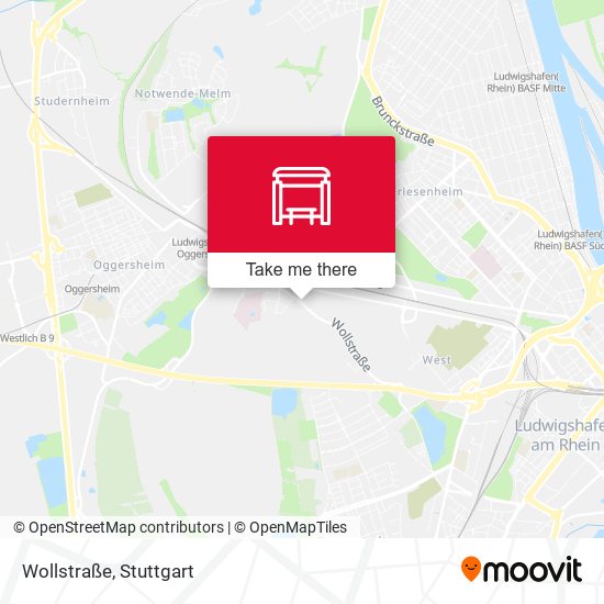 Карта Wollstraße