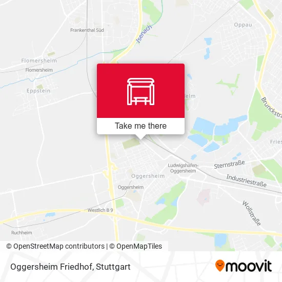 Карта Oggersheim Friedhof