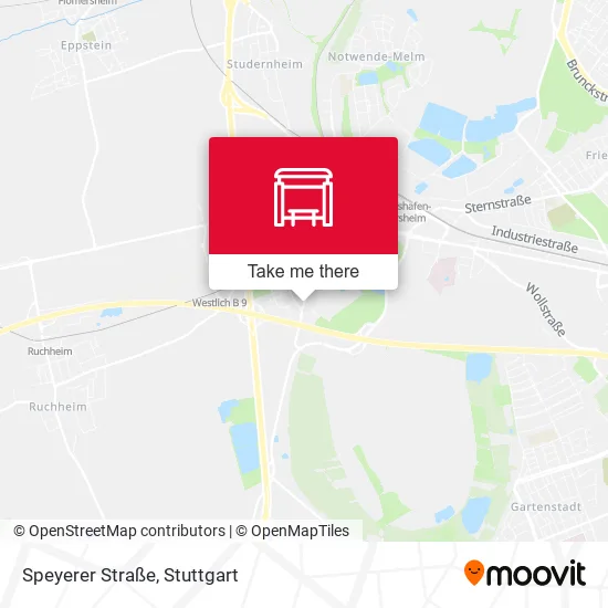 Карта Speyerer Straße