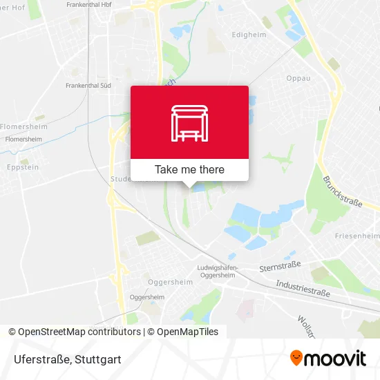 Карта Uferstraße
