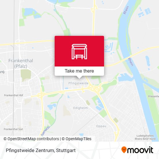 Pfingstweide Zentrum map