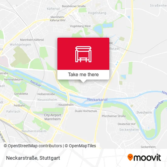 Карта Neckarstraße