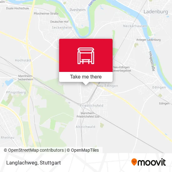 Карта Langlachweg
