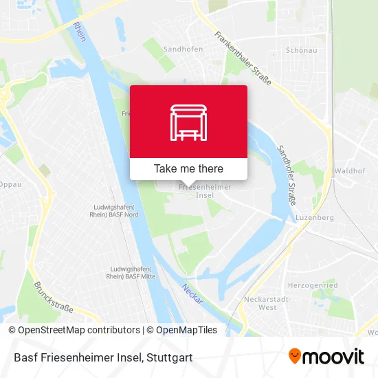 Карта Basf Friesenheimer Insel