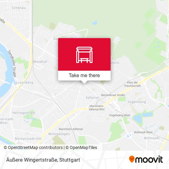 Карта Äußere Wingertstraße