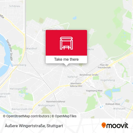 Карта Äußere Wingertstraße