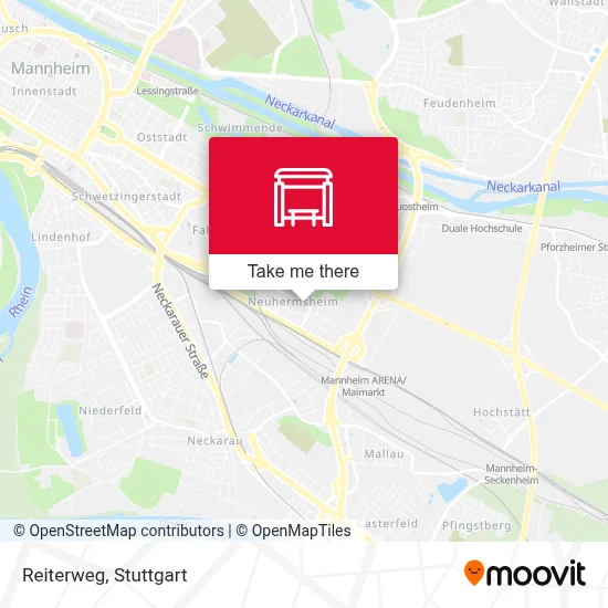 Reiterweg map