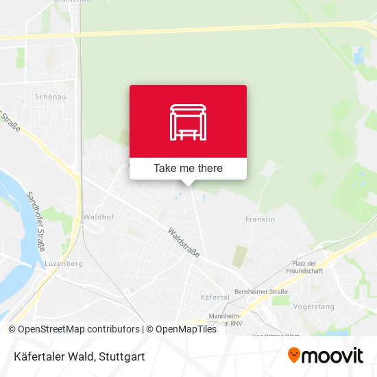 Карта Käfertaler Wald