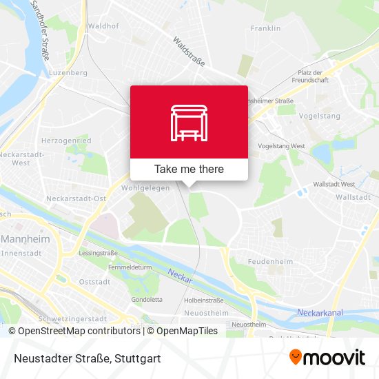 Карта Neustadter Straße