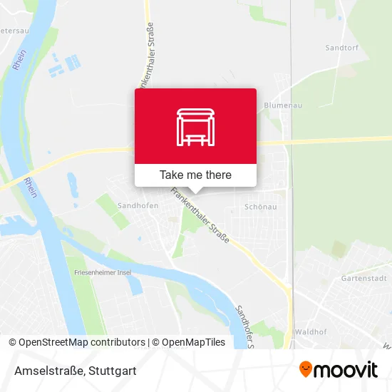 Карта Amselstraße