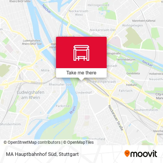 Карта MA Hauptbahnhof Süd