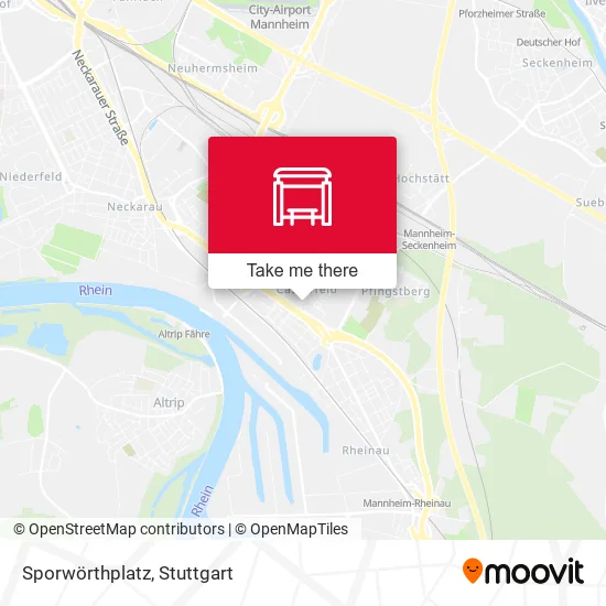 Карта Sporwörthplatz