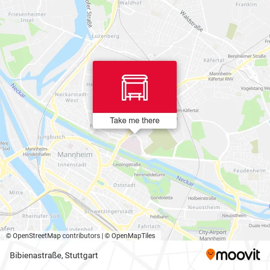 Карта Bibienastraße