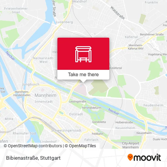 Карта Bibienastraße