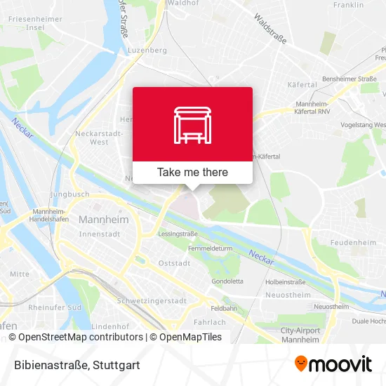 Карта Bibienastraße