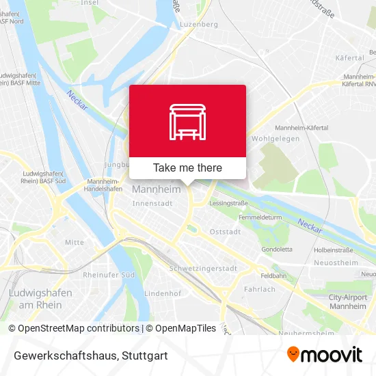 Карта Gewerkschaftshaus