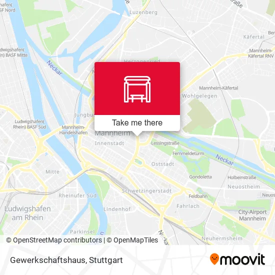 Карта Gewerkschaftshaus