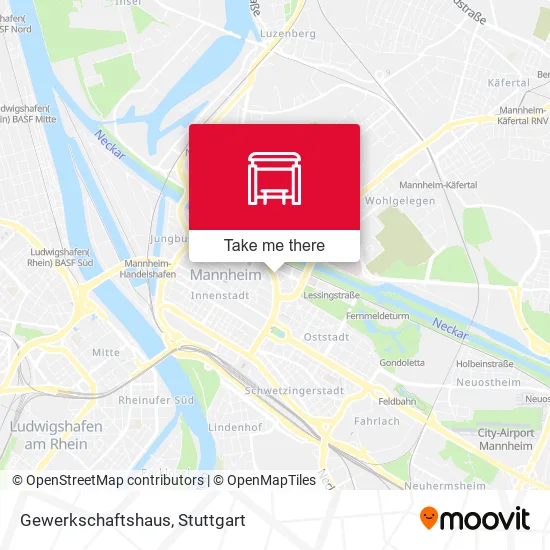 Карта Gewerkschaftshaus