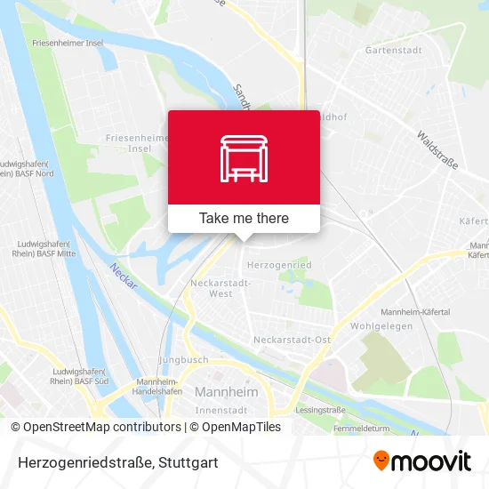 Карта Herzogenriedstraße