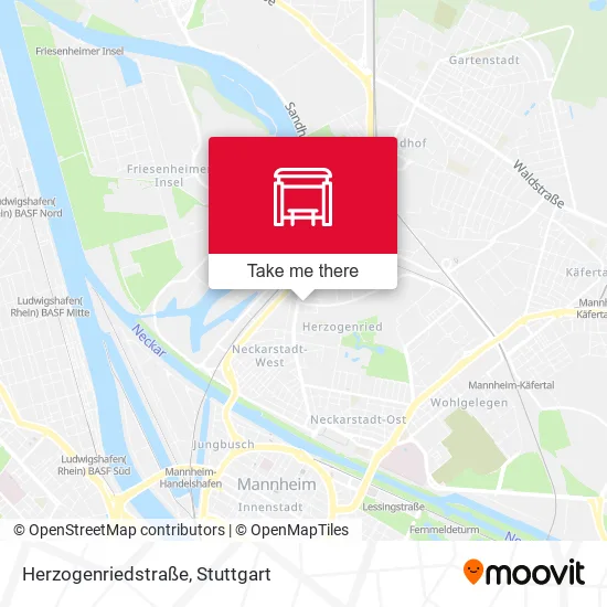 Карта Herzogenriedstraße