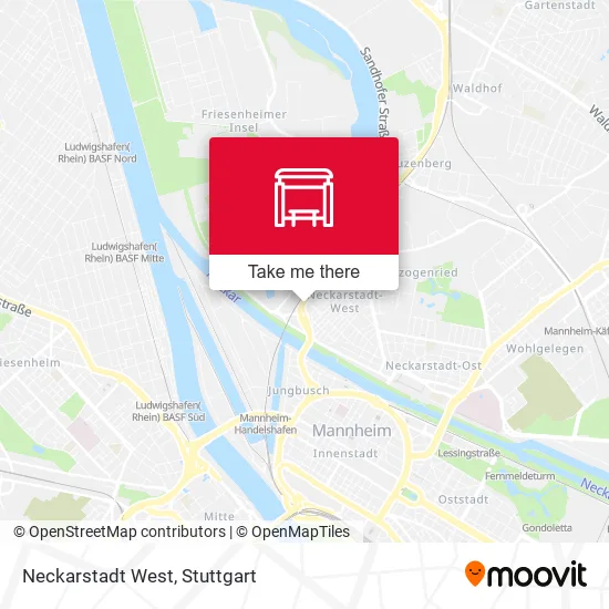 Карта Neckarstadt West