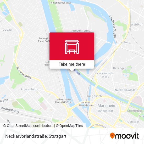 Neckarvorlandstraße map