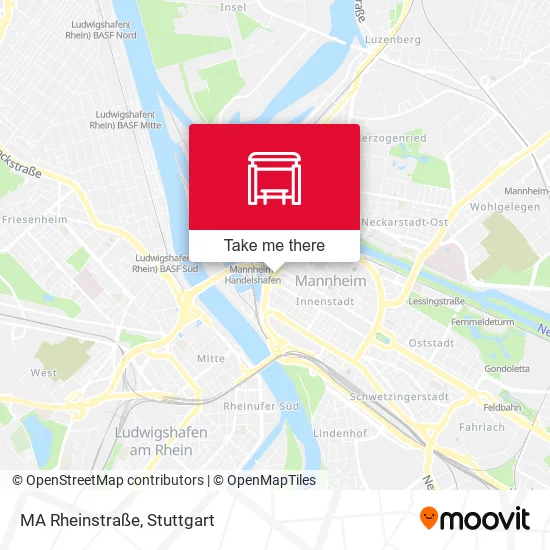 Карта MA Rheinstraße