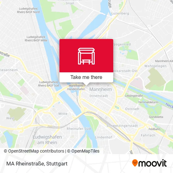 Карта MA Rheinstraße