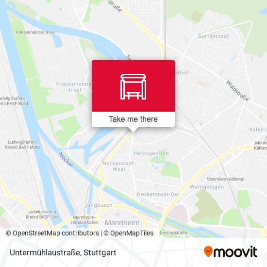 Карта Untermühlaustraße