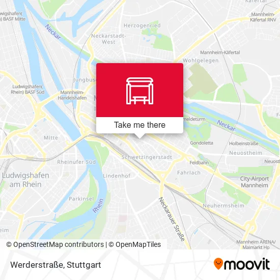 Карта Werderstraße