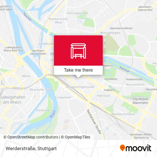 Карта Werderstraße