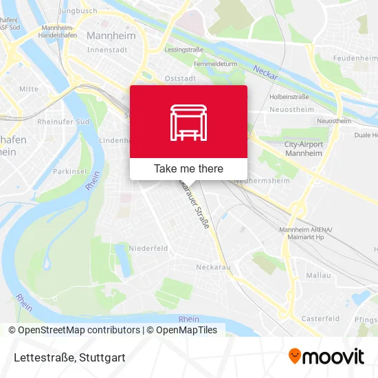 Карта Lettestraße