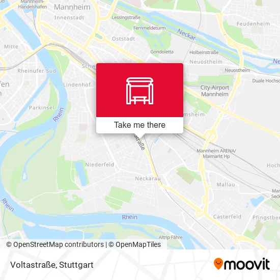 Карта Voltastraße