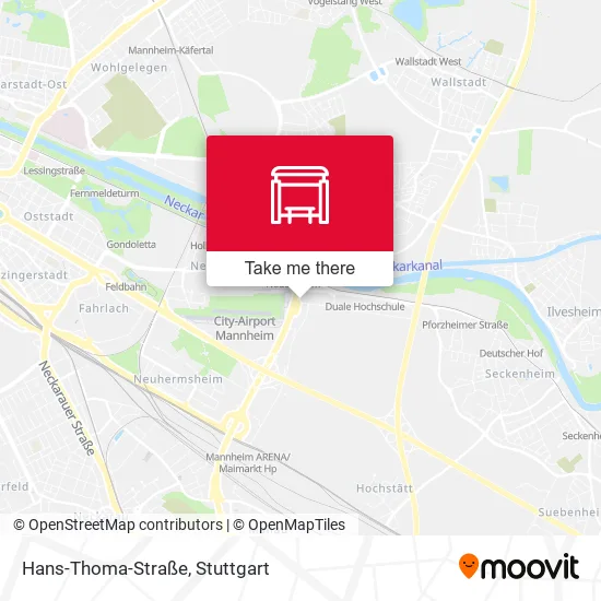 Карта Hans-Thoma-Straße