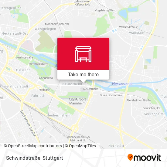 Карта Schwindstraße