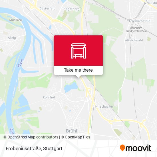 Карта Frobeniusstraße