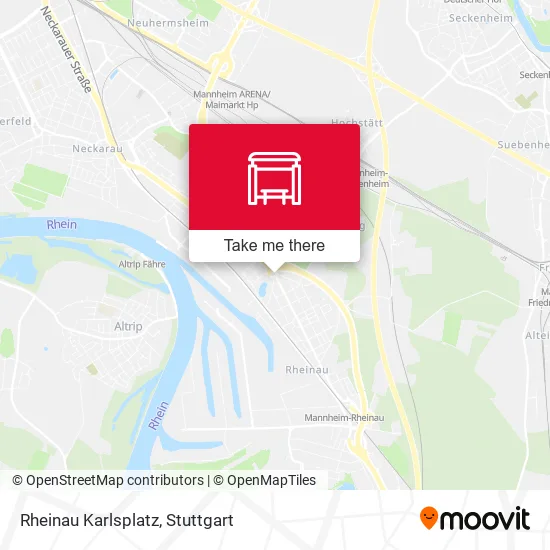 Карта Rheinau Karlsplatz