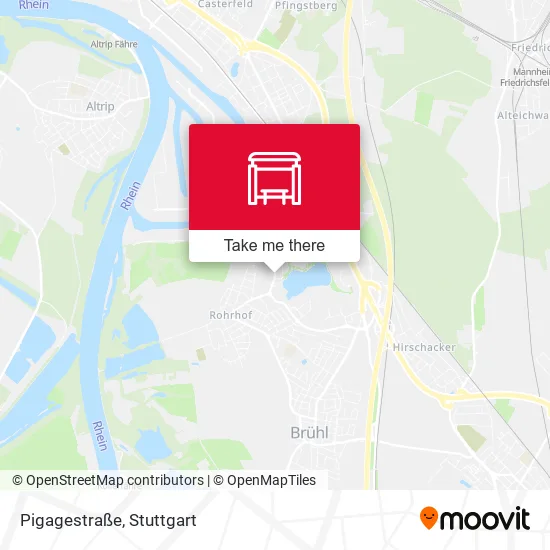 Карта Pigagestraße