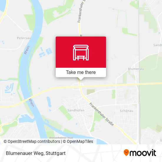 Карта Blumenauer Weg